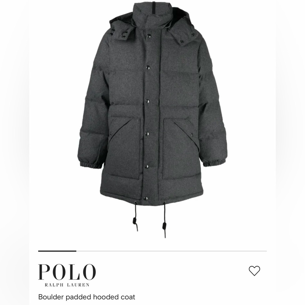 Polo by Ralph Lauren Gray and Navy Quilted Jacket